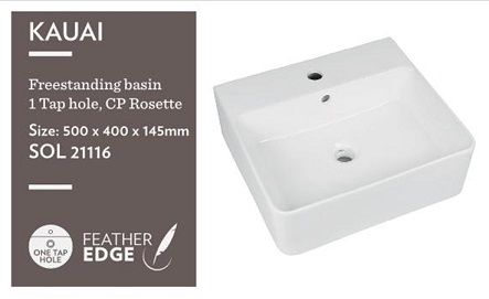 KAUAI FREESTANDING BASIN